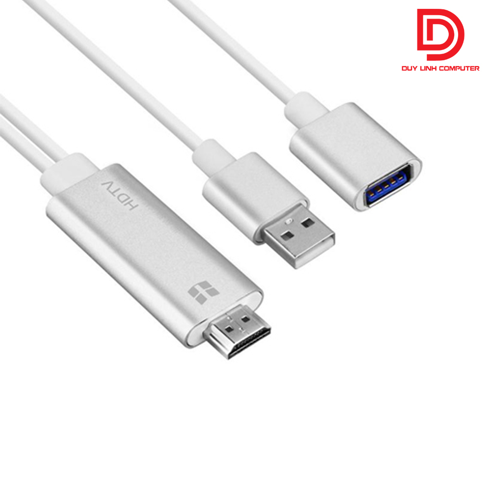 Cáp chuyển đổi từ điện thoại ra tivi onten 7562 dài 1,2m hỗ trợ hd1080p
