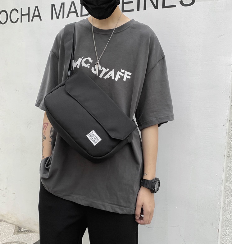 Túi đeo chéo Heymister học sinh thời trang Hàn Quốc nam nữ dễ phối đồ đựng iPad T05