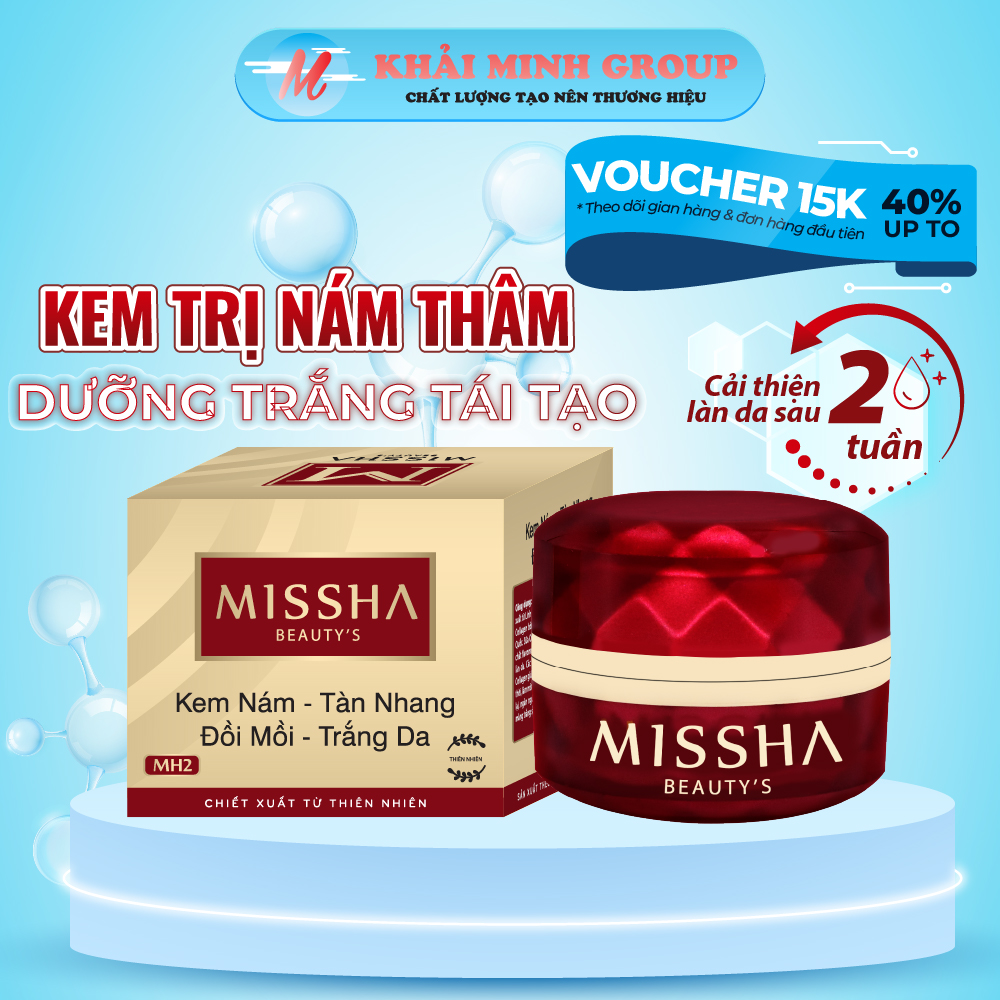 Kem ngừa nám tàn nhang đồi mồi giúp mờ thâm sạm dưỡng trắng da Missha 15g - Global Khải Minh Cosmetics