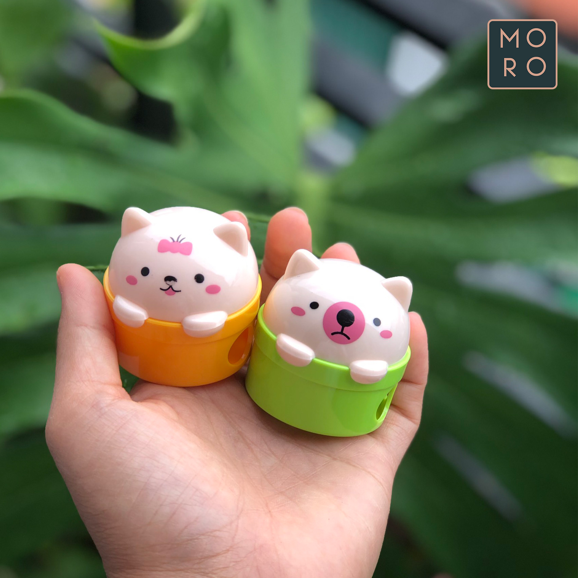 Đồ Chuốt Bút Chì Chú Mèo Đáng Yêu, Gọt Chì Mèo 2 Đầu Đa Năng