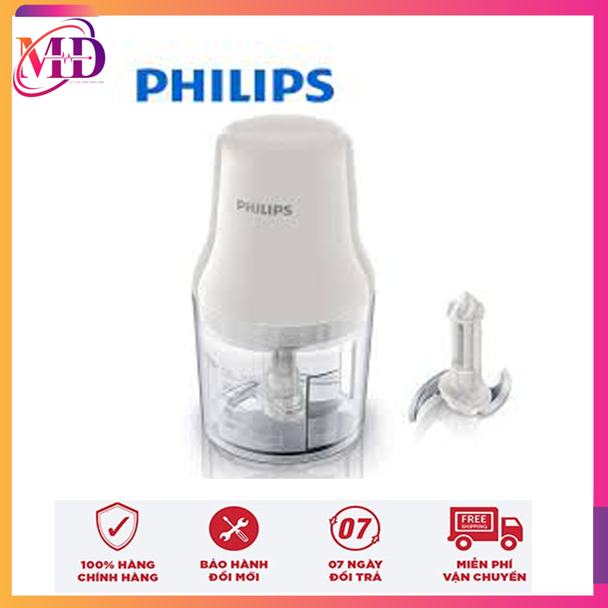 Máy xay thịt philips hr1393 - hàng chính hãng