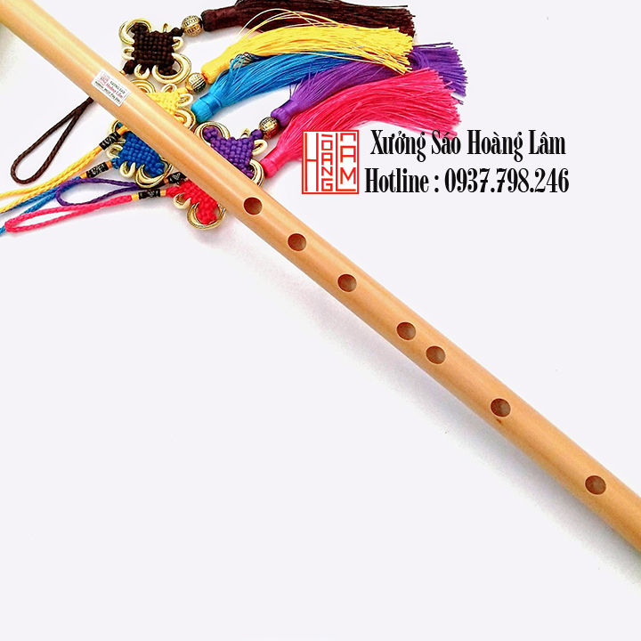 Sáo trúc SOL trầm HL59XB, sáo trúc G4 giá rẻ cho người mới tập Xưởng Sáo Hoàng Lâm
