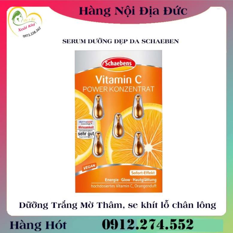 Viên nang dưỡng trắng da, chống nhăn Schaebens – Nội địa Đức Đủ Bill