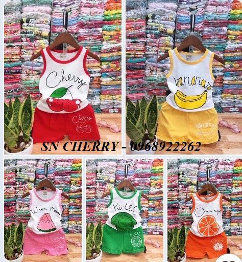 QUẦN ÁO TRẺ EM - Set 5 bộ quần áo sát nách cho bé từ 3-14kg (HỖ TRỢ PHÍ SHIP)