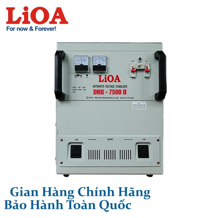 Ổn áp 1 pha lioa drii-7500ii