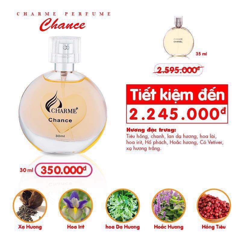 Nước Hoa Charme_Chance 30ml