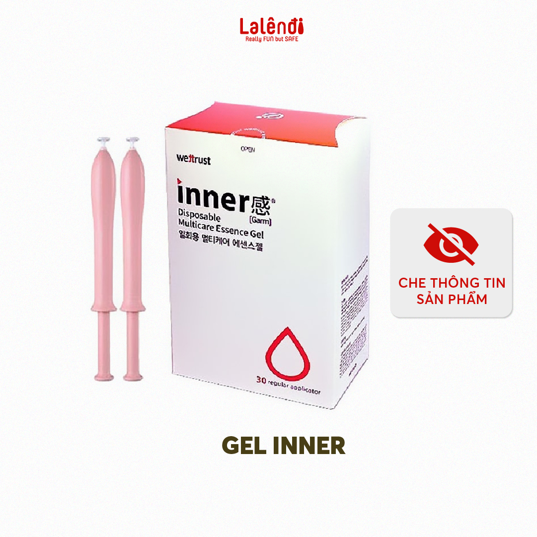 Inner gel, đũa thần inner dung dịch vệ sinh dưỡng ẩm, se khít vùng kín nữ, cân bằng ph , gói 6 ống | lalendi store