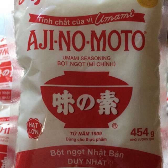 Bột ngọt ajinomoto 454 gr .