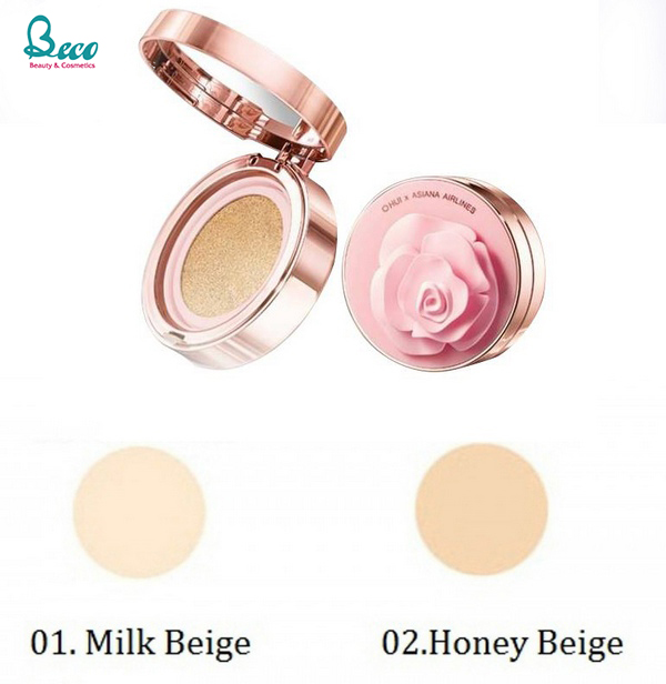 Phấn Nước Đóa Hồng Ohui Ultimate Cover Moisture Cushion Rose Petal Edition SPF50+ / PA+++ 15g