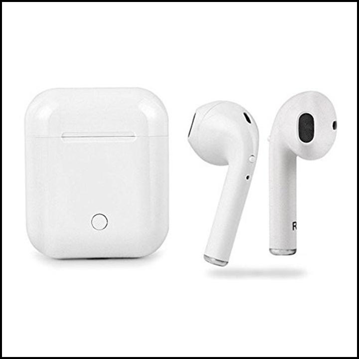 Tai nghe bluetooth không dây 2 bên tai kèm dock sạc i8S