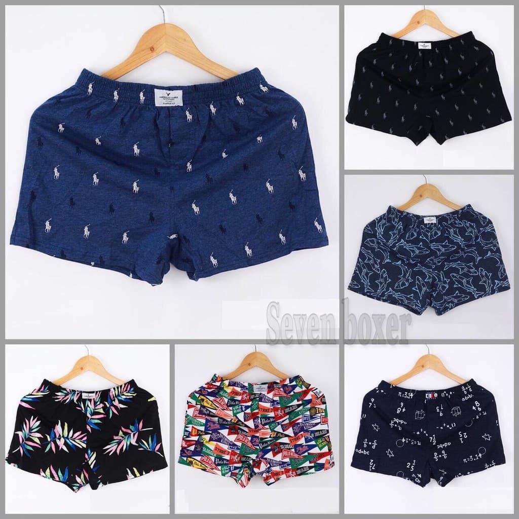 Quần đùi nam thun cotton mặc ngủ thoải mái chất lượng