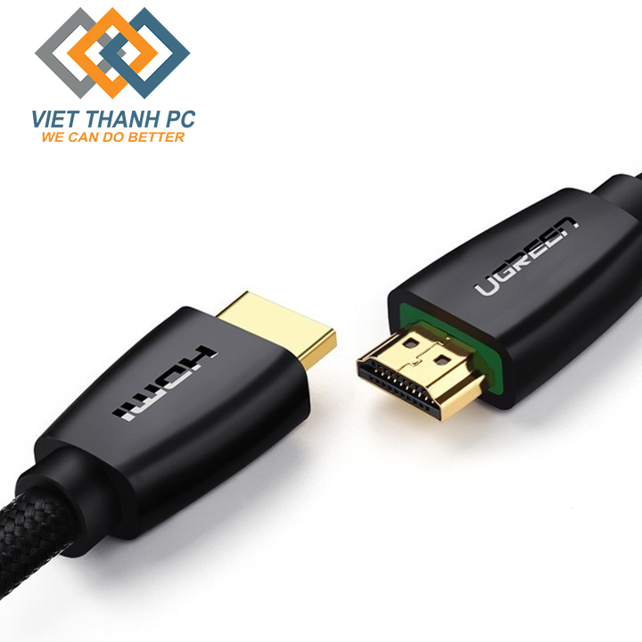 Cáp hdmi 2.0 dài 1m5 cao cấp ugreen 40409 hỗ trợ 3d 4k60hz - bh 18 tháng
