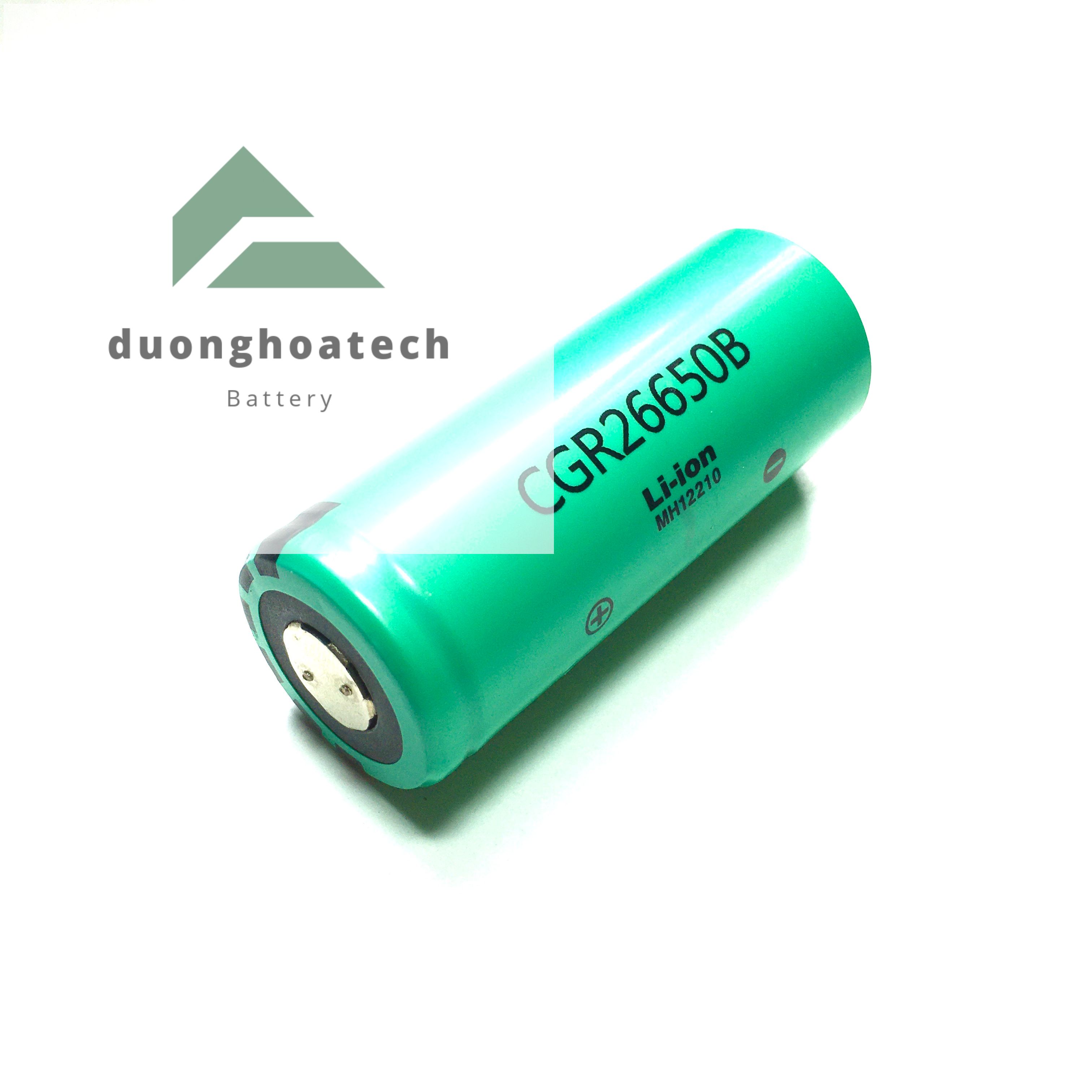Pin sạc li-ion 26650 panasonic cgr26650b 3.7v 3300mah tháo khối - dòng xả 20a