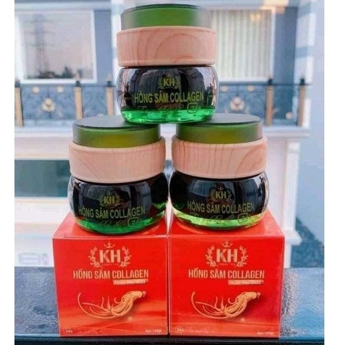 Combo 2 hủ hồng sâm kim hoàng, mặt nạ hồng sâm kim hoang