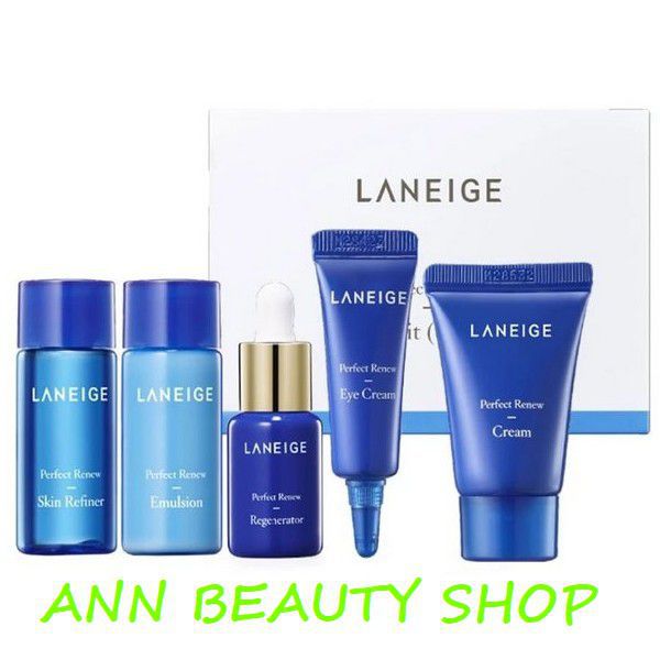 Bộ kit dưỡng mini tái tạo, chống lão hóa Laneige Perfect Renew Trial Kit