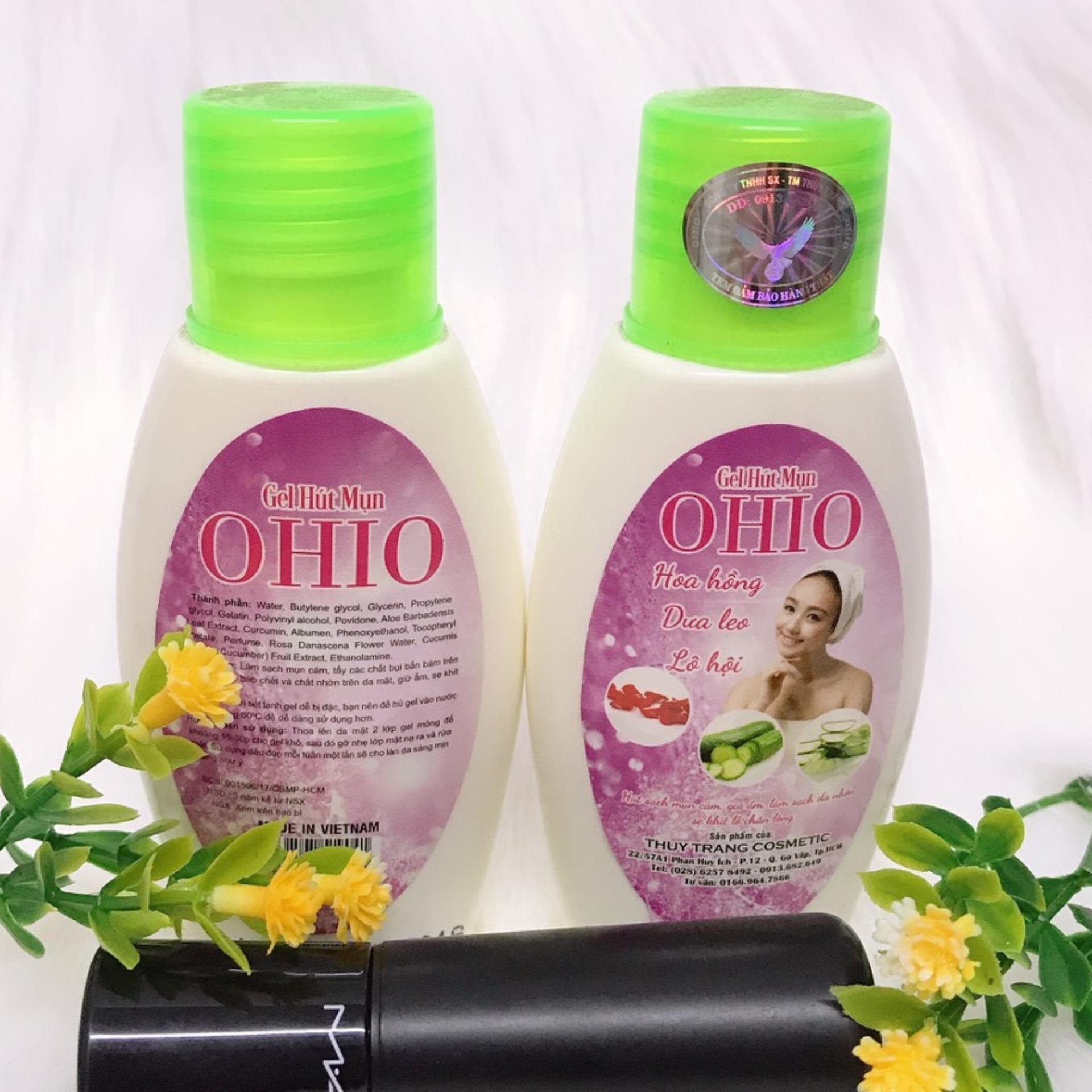 [HCM]GEL LỘT MỤN OHIO - HOA HỒNG - DƯA LEO - LÔ HỘI 60G
