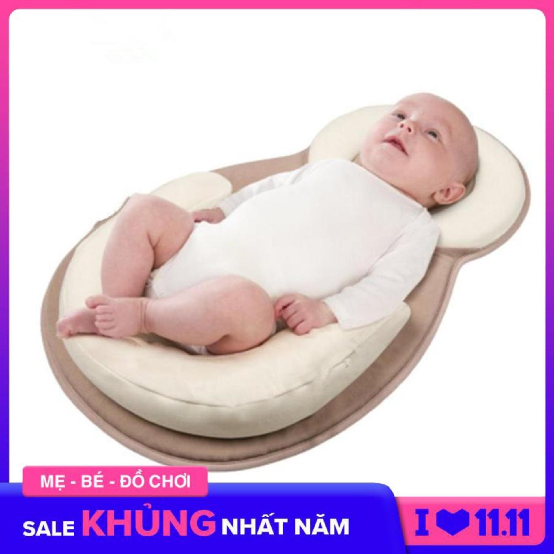 [HCM]Đệm nằm ngủ định hình đúng tư thế cho bé JJOVCE từ 0-12 tháng tuổi