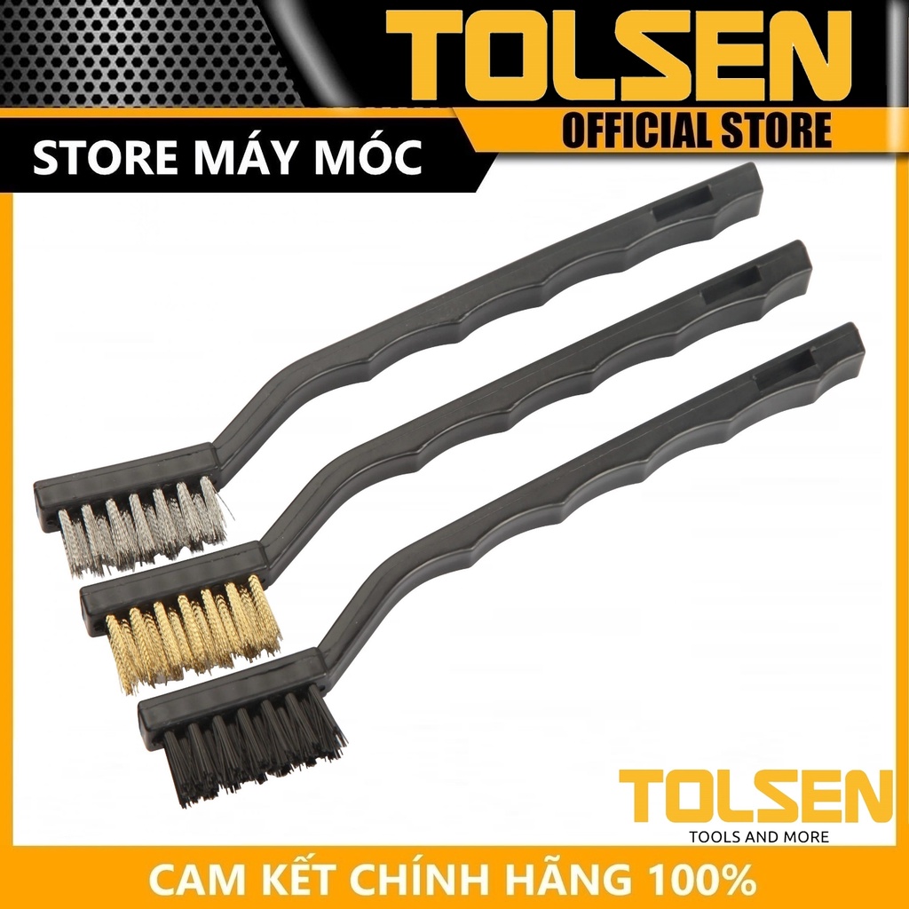 Bộ bàn chải 180mm tolsen 32059 - hàng chính hãng