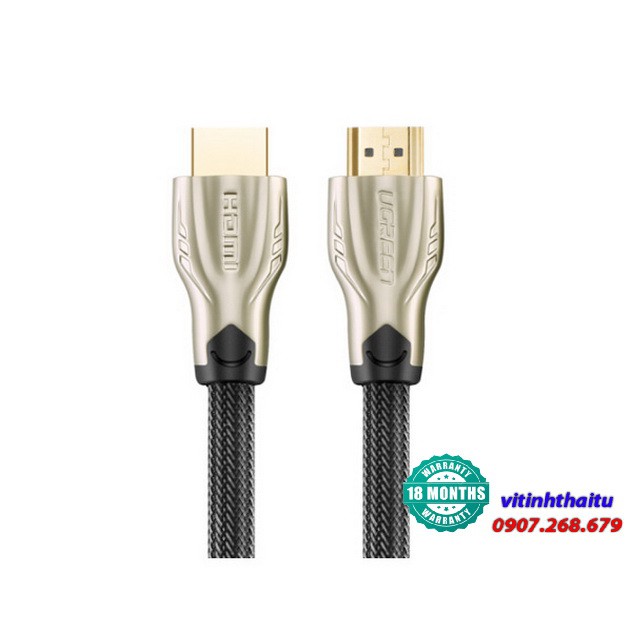 Cáp hdmi 15m bọc lưới chống nhiễu ugreen 11197 support 3d, 4k