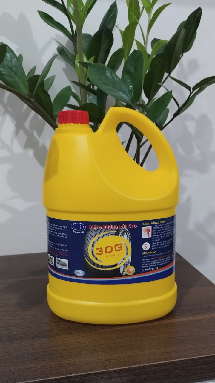 Dung dịch bóng, đen lốp ô tô 3dg can 5lits