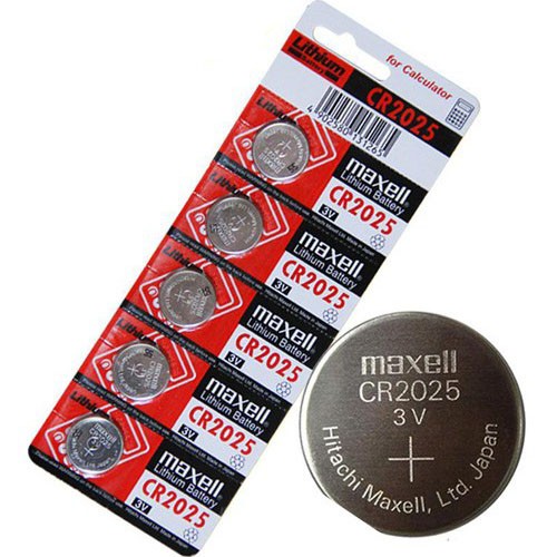 Vỉ 5 viên pin cr2025 maxell