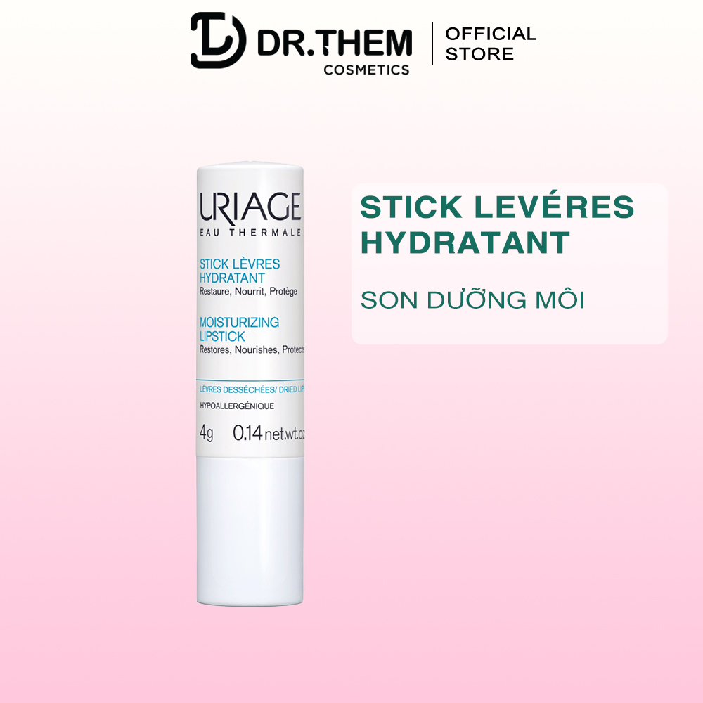 Son dưỡng môi uriage stick lèvres hydratant 4g - dạng thỏi