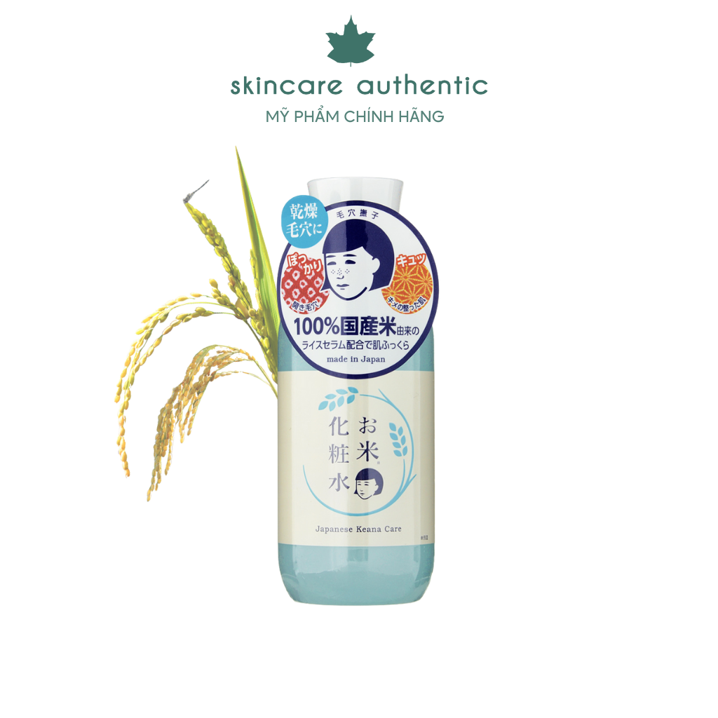 Nước cân bằng cám gạo Keana Rice Toner dưỡng ẩm sáng da toner cân bằng da dầu cực tốt 200ml
