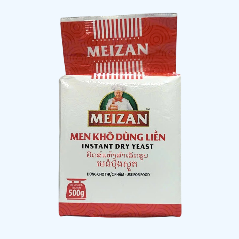 SET 6 gói ĐỎ 500g + MEN KHÔ LẠT (BÁNH MÌ, BÁNH BAO…) MEIZAN Instant Dry Yeast for Breads