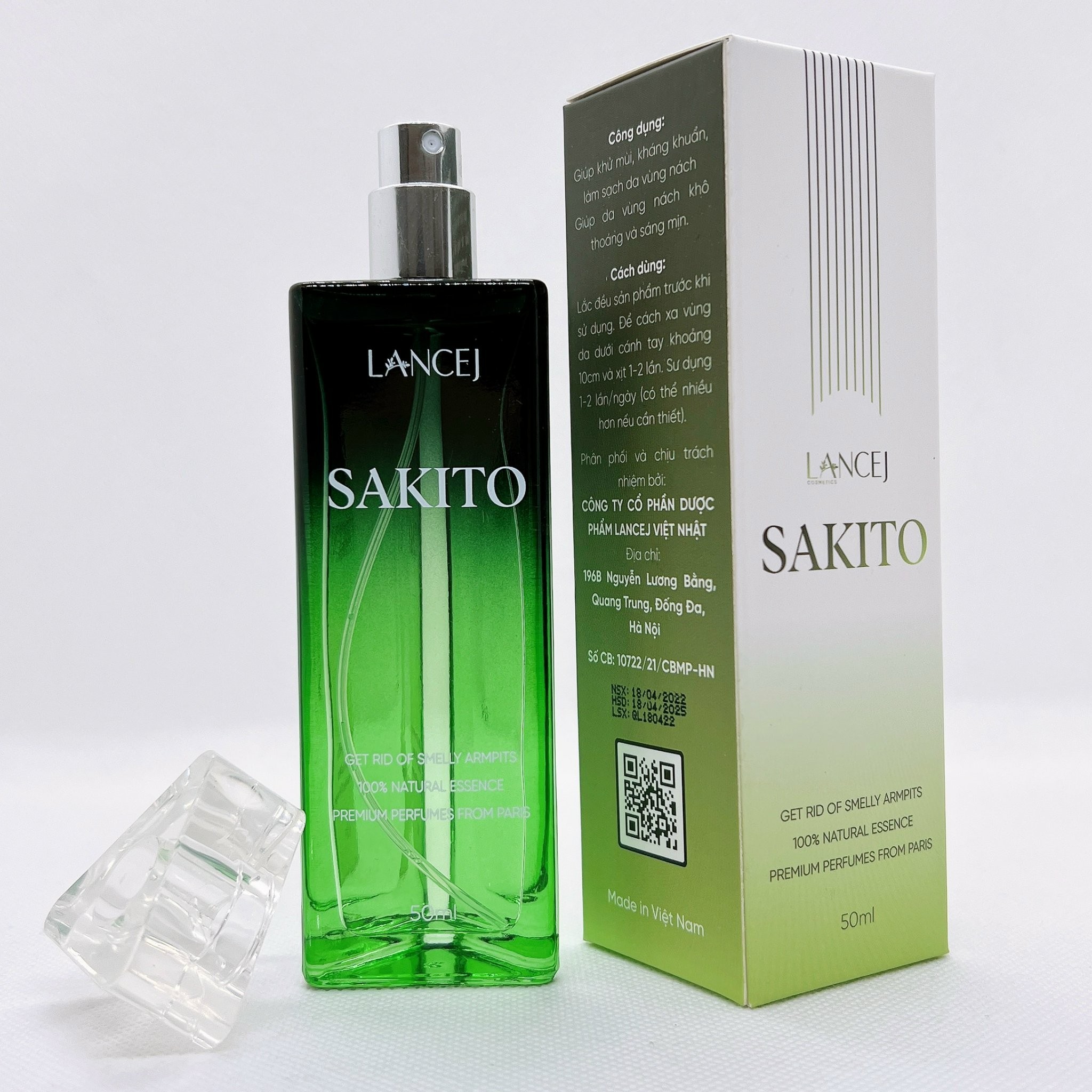 Xịt khử mùi sakito nước hoa cao cấp