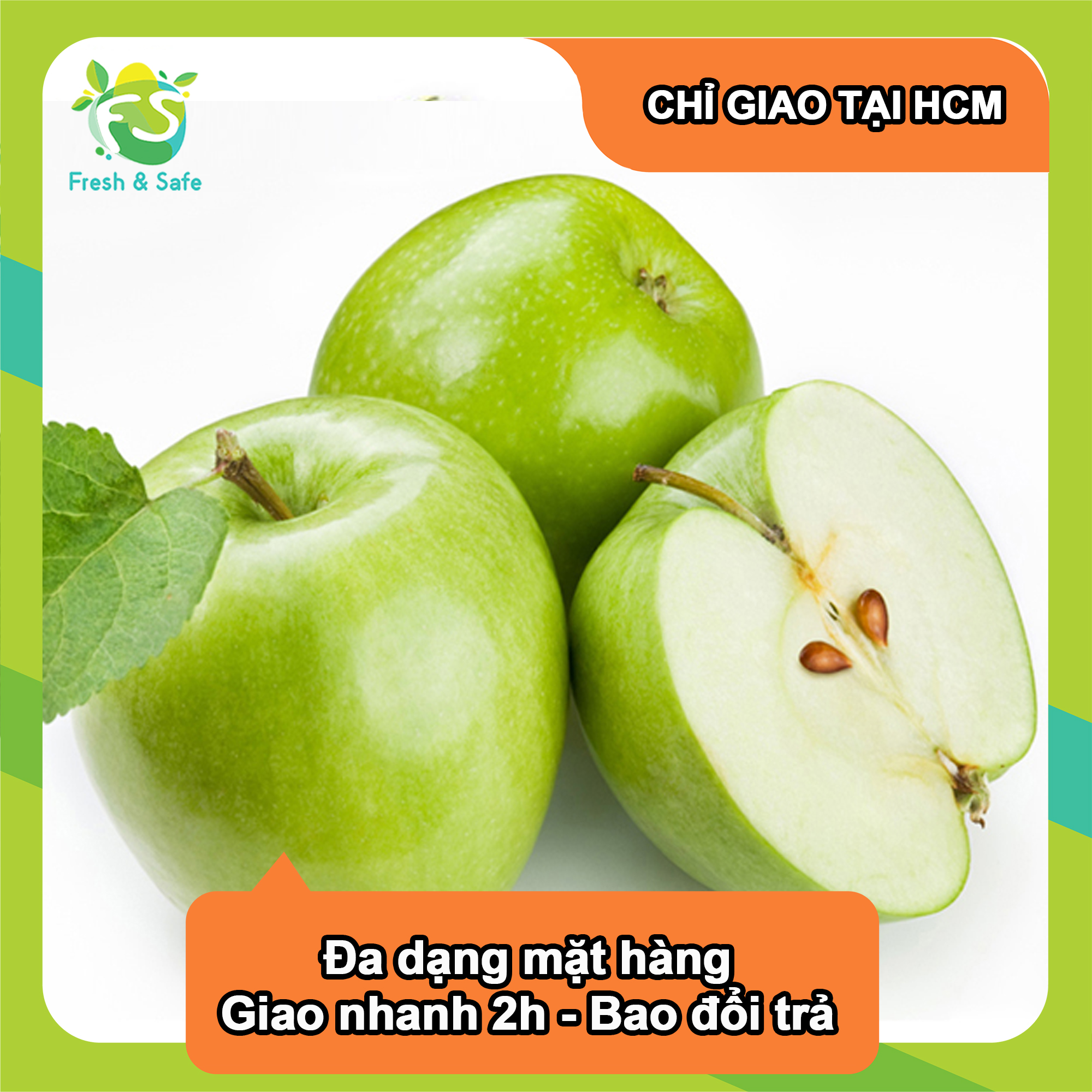 Táo xanh nhập khẩu granny smith - 1kg