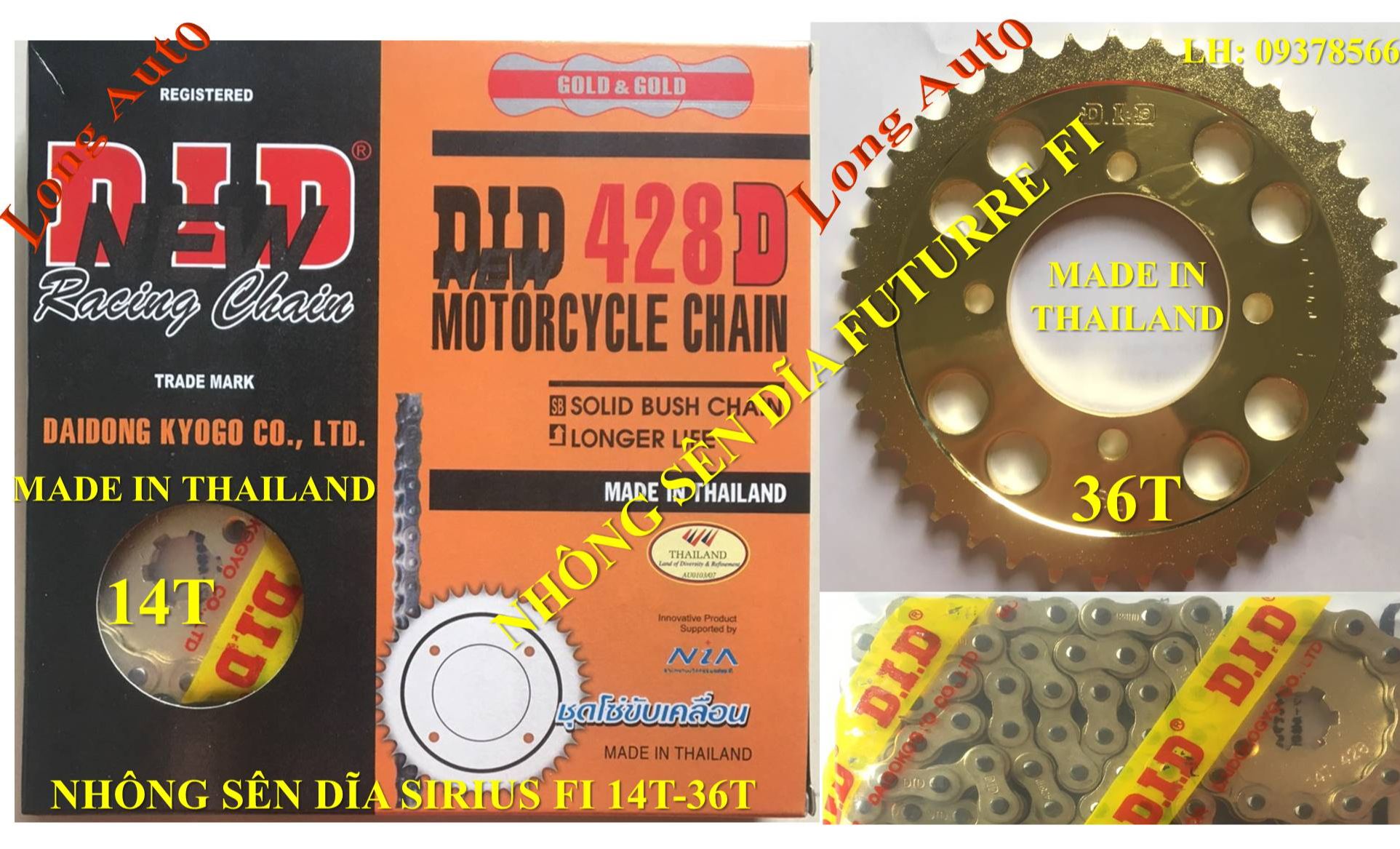 [HCM]Nhông sên dĩa Future 125Fi