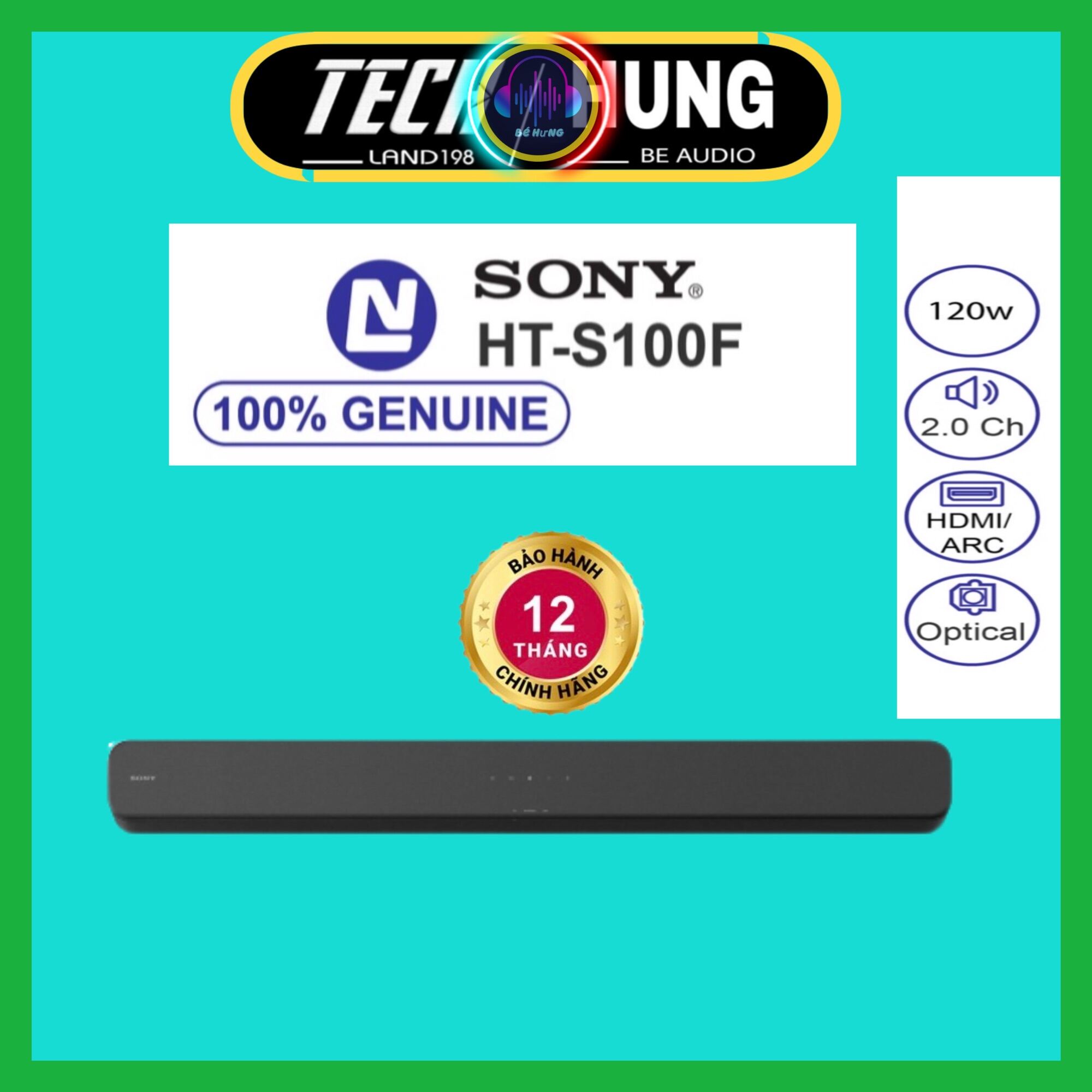 Loa thanh Sony HT-S100F Soundbar Bluetooth hàng chính hãng cao cấp bảo hành 12 tháng