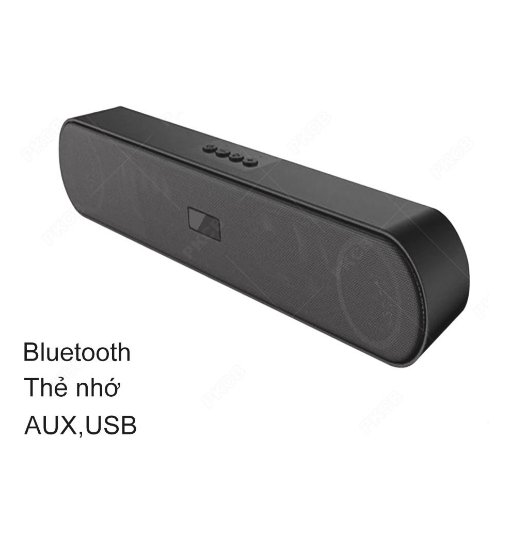 Loa bluetooth 5.0 kimiso a25 siêu bass soundbar hifi đen pf163