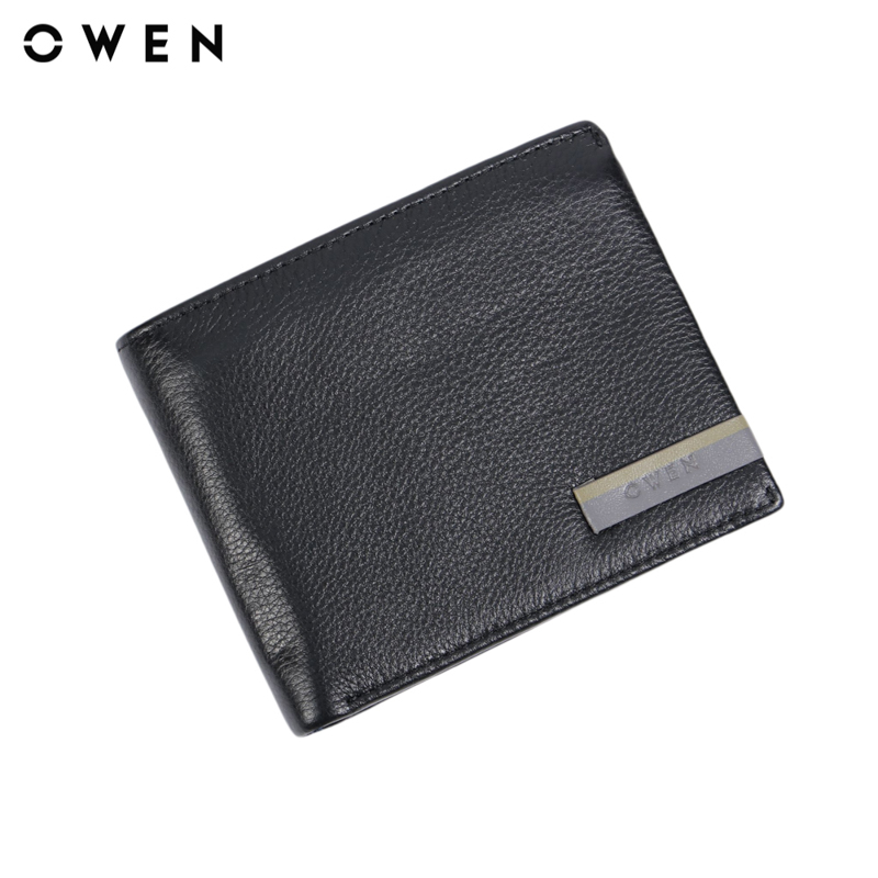 Owen - ví da vid220561 màu đen chất liệu 100% leather