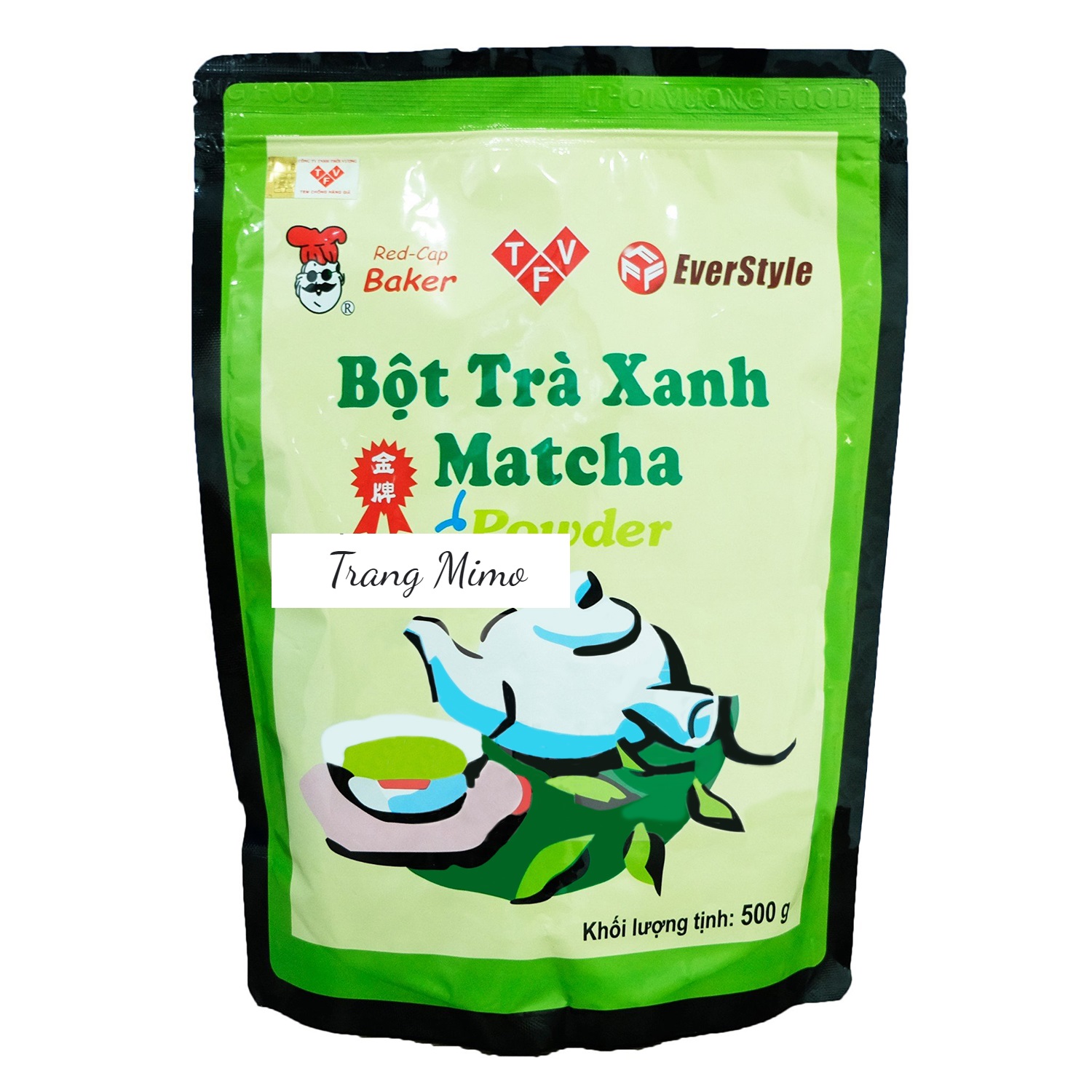 Bột trà xanh matcha Đài Loan Everstyle 10g