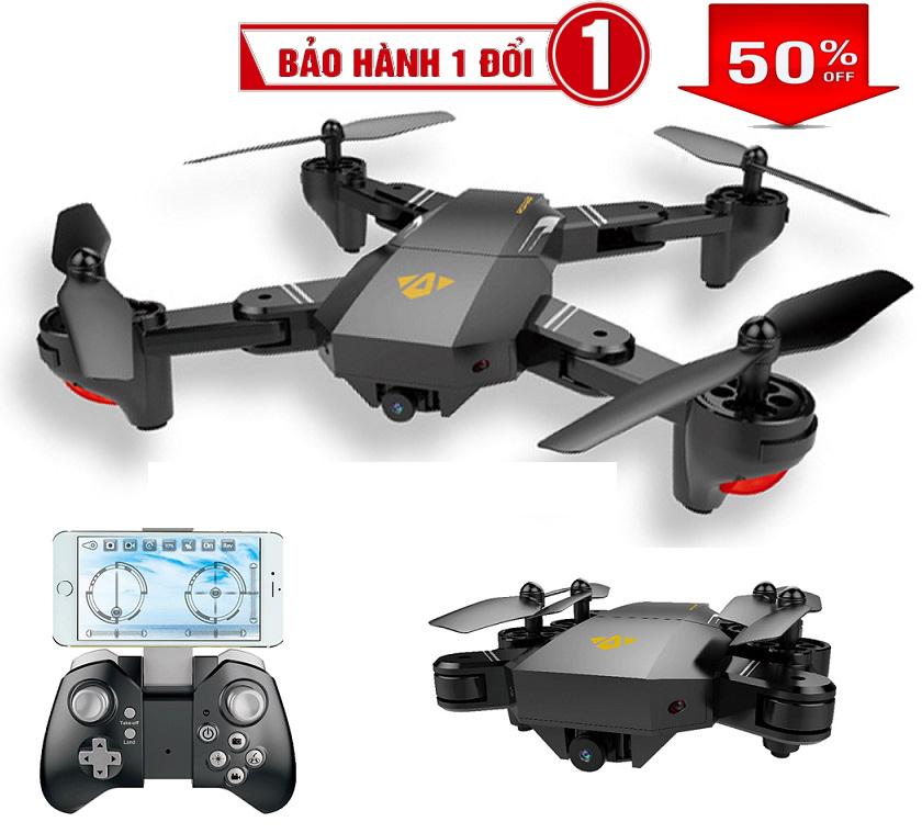 Flycam visuo, flycam visuo xs809hw thế hệ mới. máy bay visuo xs809w cánh gấp chất lượng hình ảnh hd 720p tích hợp chế độ không đầu đuôi, nhào lộn 360 độ. bảo hành toàn quốc bởi lucky store sg.