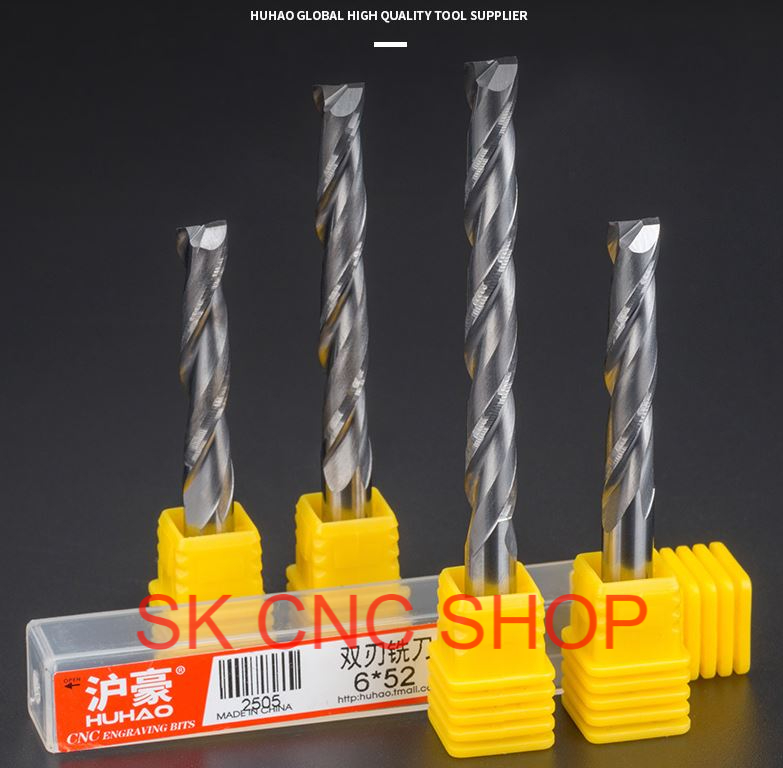 Mũi dao cnc xoắn 2 me - 6mm - sk cnc shop