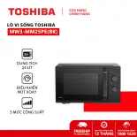 Lò vi sóng Toshiba MW3-MM25PE(BK) 25 lít - Bảo hành chính hãng 12 tháng
