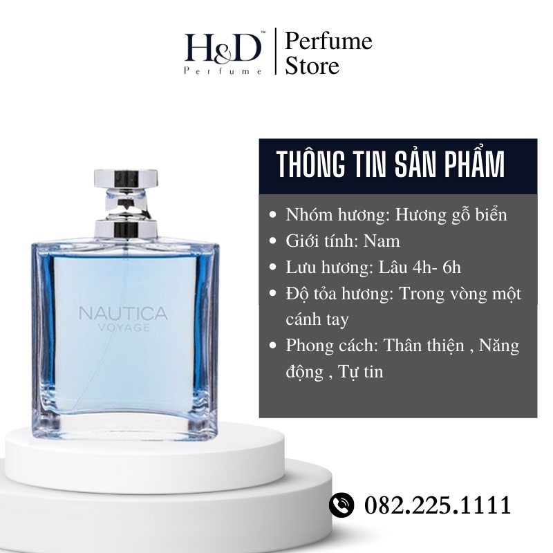Nước hoa nam nautica voyage edt 100ml nam tính, lịch lãm