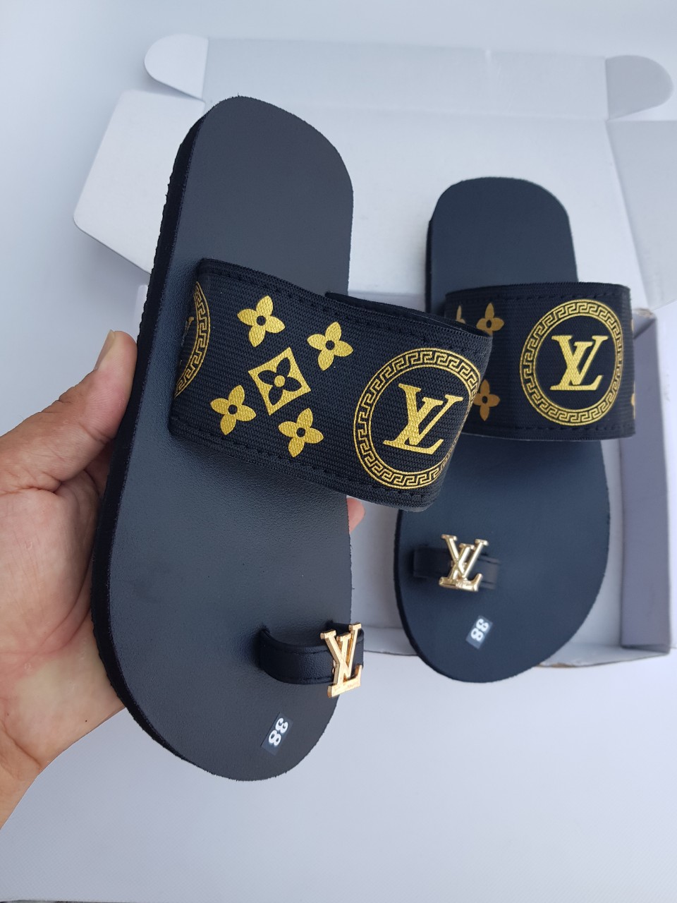 [FREESHIP + HOÀN TIỀN 50K] sandal đồng nai dép sỏ ngón nữ ( đế đen quai thun XL nam nữ ) size từ 34 nữ đến 43 nam