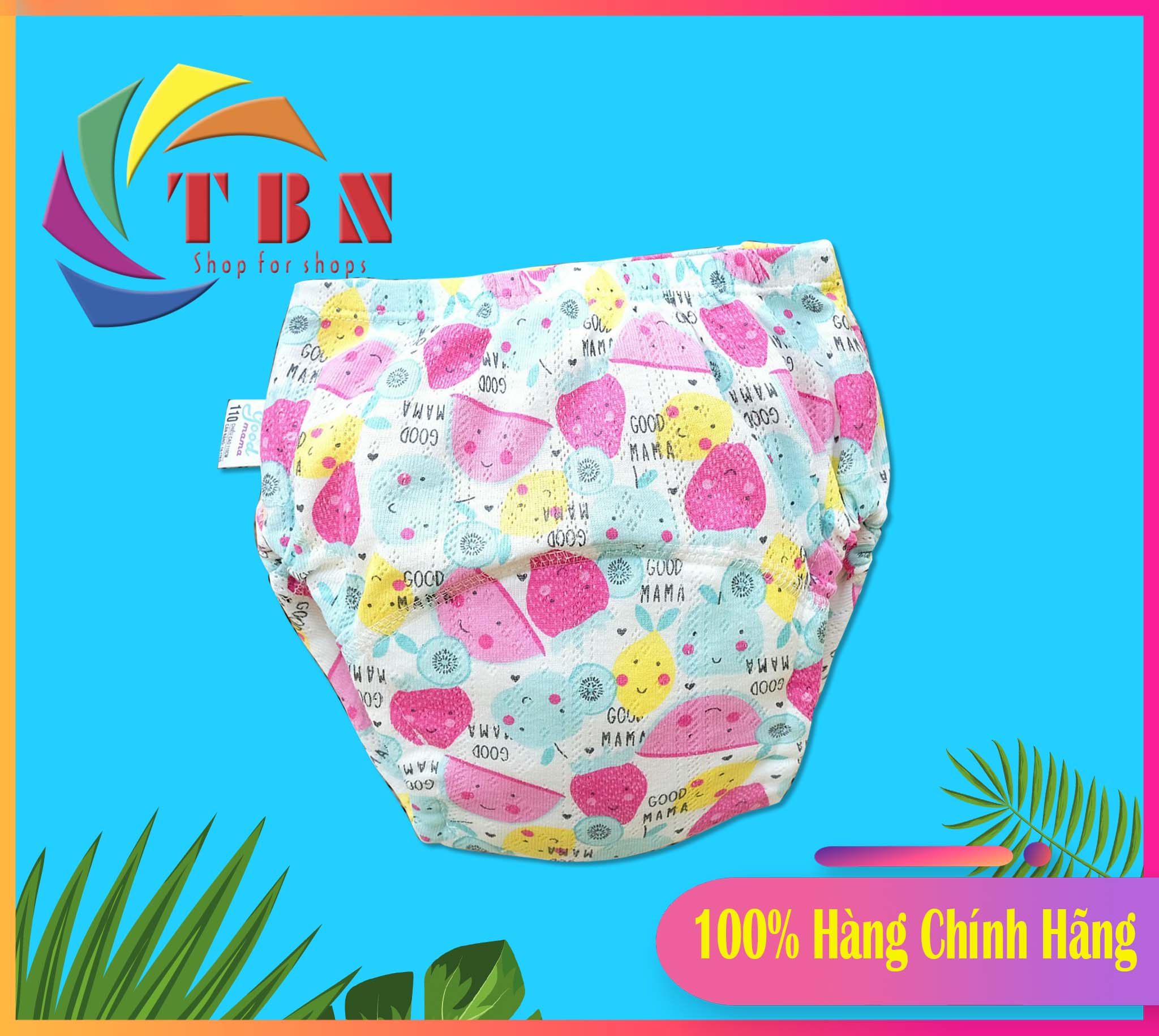 3 quần bỏ bỉm - vải sợi tre siêu thoáng khí bé gái goodmama