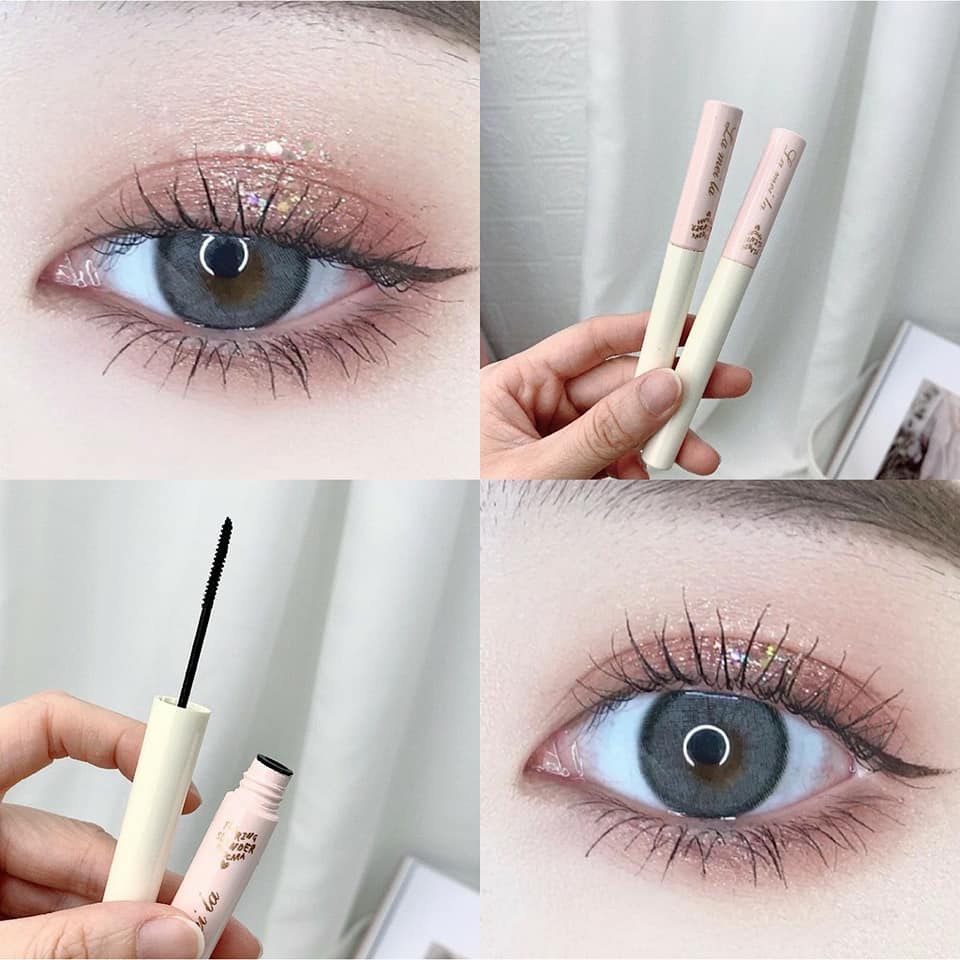 [HCM]Mascara Siêu Mảnh Tơi Mi Lameila Skinny Microcara Vỏ Hồng 2 màu đen nâu