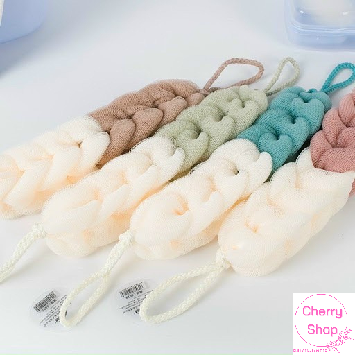 Bông Tắm Dài Tạo Bọt Mềm Mịn Làm Sạch Sáng Cho Da