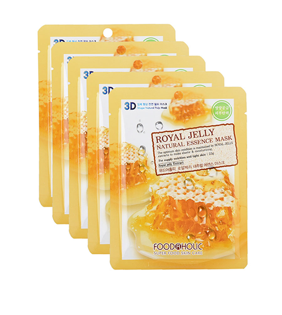 Combo 3 miếng mặt nạ dưỡng da chiết xuất sữa ong chúa 3W Clinic Hàn Quốc