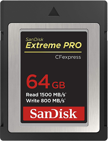 Thẻ nhớ cfexpress type b card sandisk extreme pro 64gb 1500/800mb/s