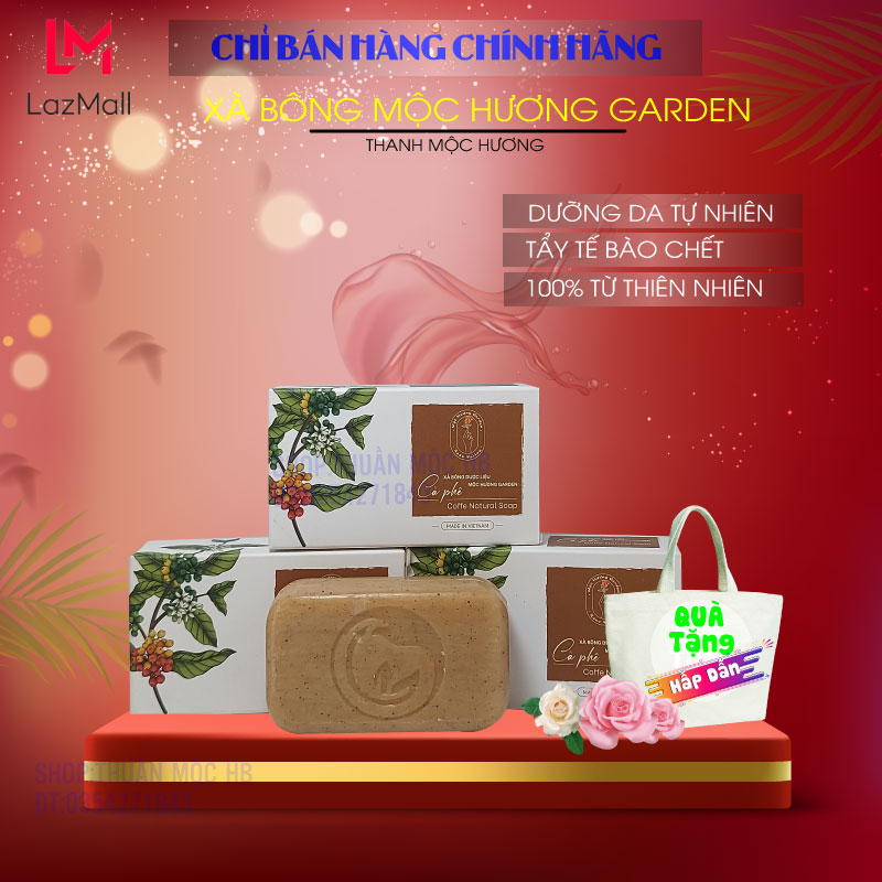 Xà Bông Thảo Mộc Dược Liệu Thanh Mộc Hương Tẩy Da Chết Dưỡng Ẩm Da 92G