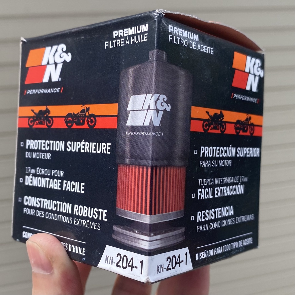 Lọc nhớt k&n kn 204 hàng chính hãng