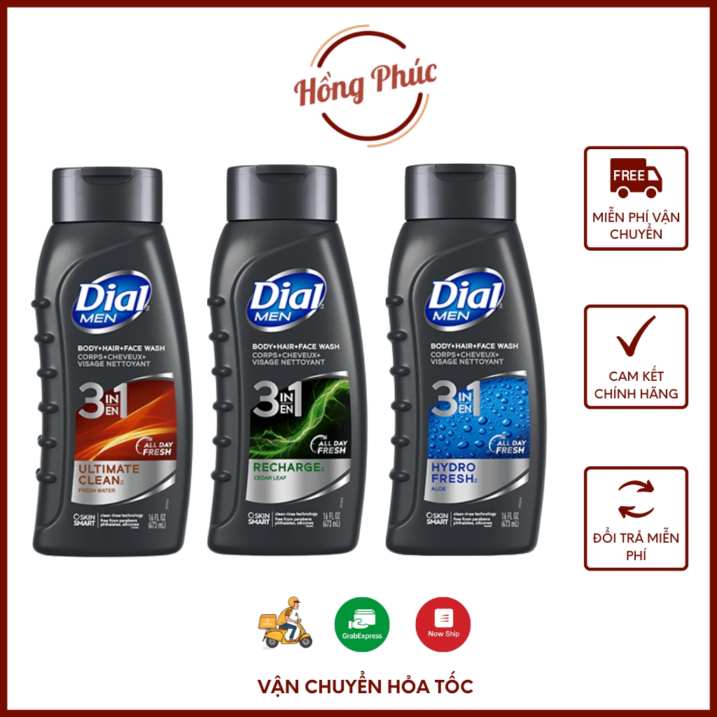 Sữa tắm nam dial men 473ml mỹ