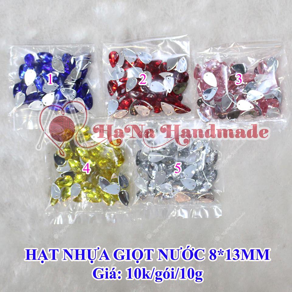 Hạt nhựa hình giọt nước 10k/gói