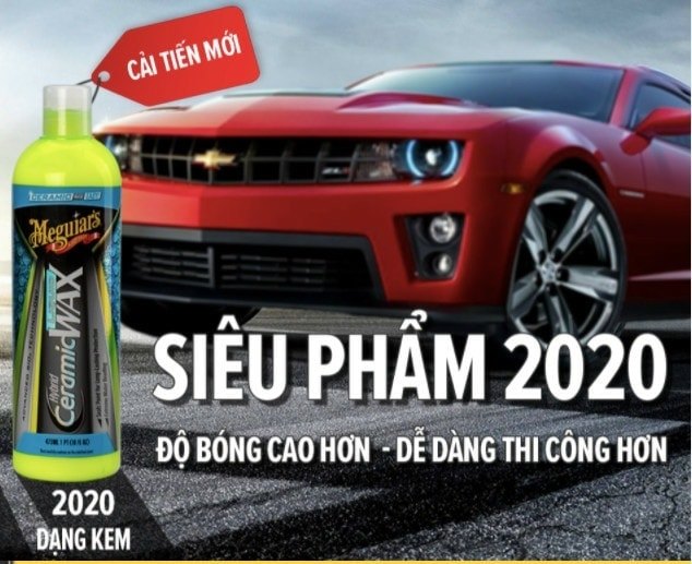 TẶNG KÈM MÚT DƯỠNG CAO CẤP – MEGUAIR’S CERAMIC WAX BÓNG SƠN XE, BẢO VỆ SƠN G200416 (Dạng kem)